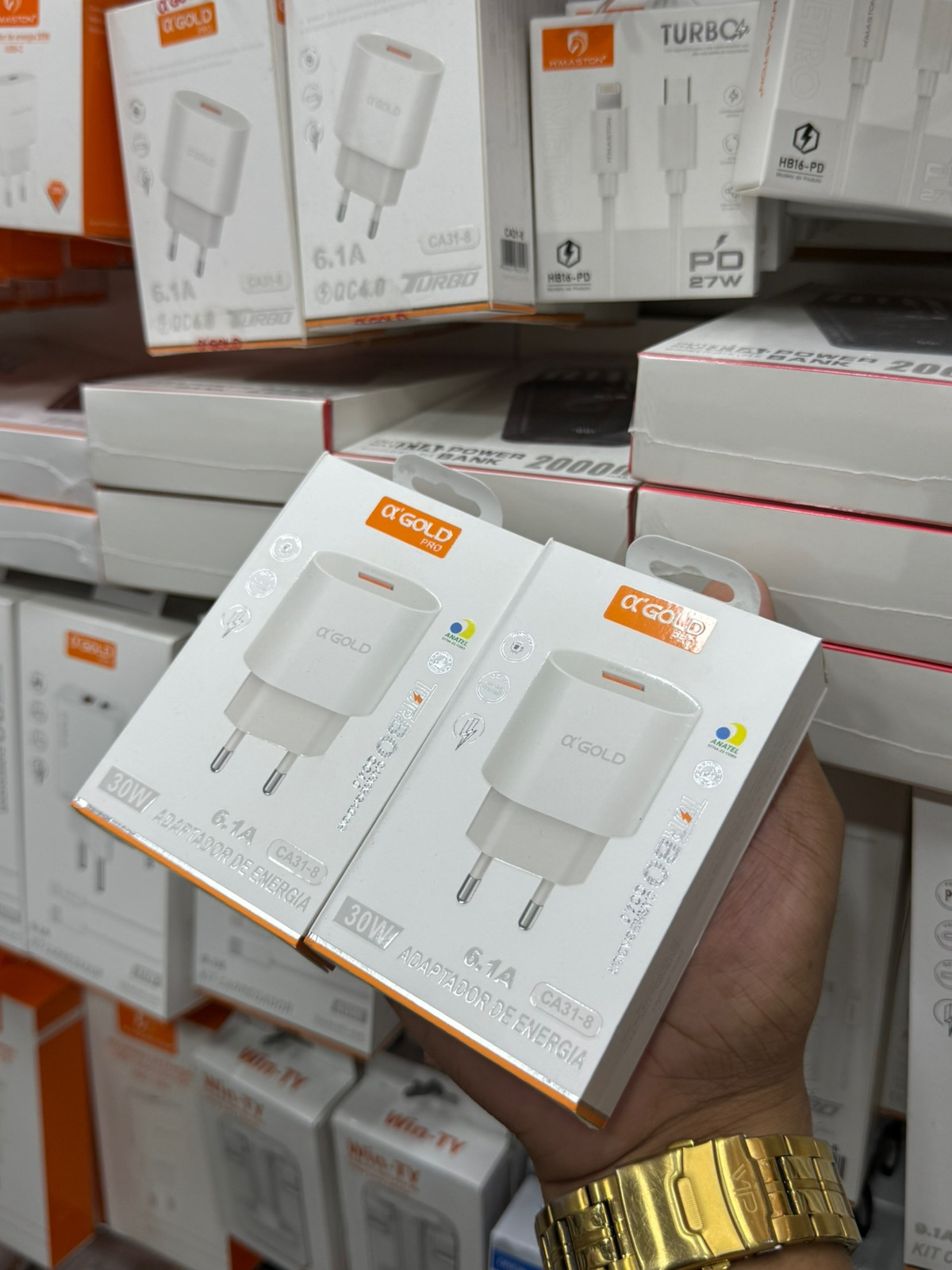 Carregadores e Powerbanks